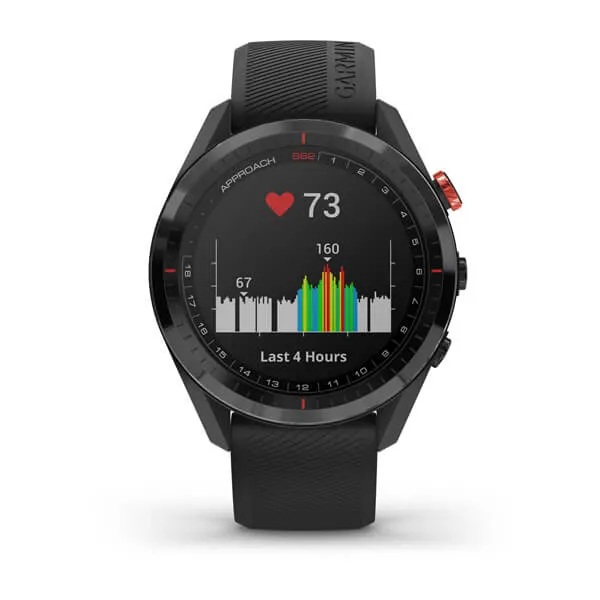 Garmin Approach S62 | Black Ceramic Bezel with White Band