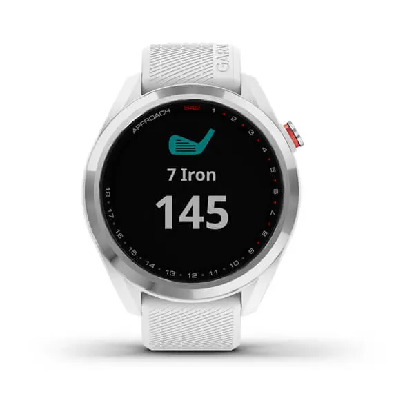 Garmin Approach S42 | Rose Gold with Light Sand Band